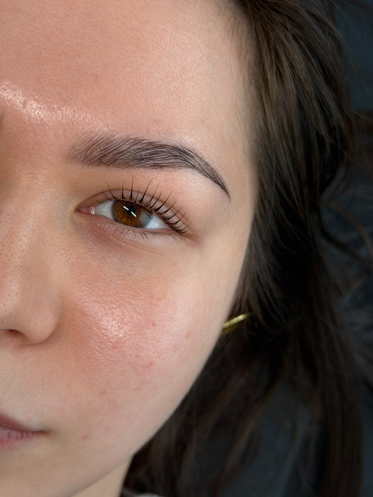 Resultaat van een lashlift bij Ayu Beauty Studio